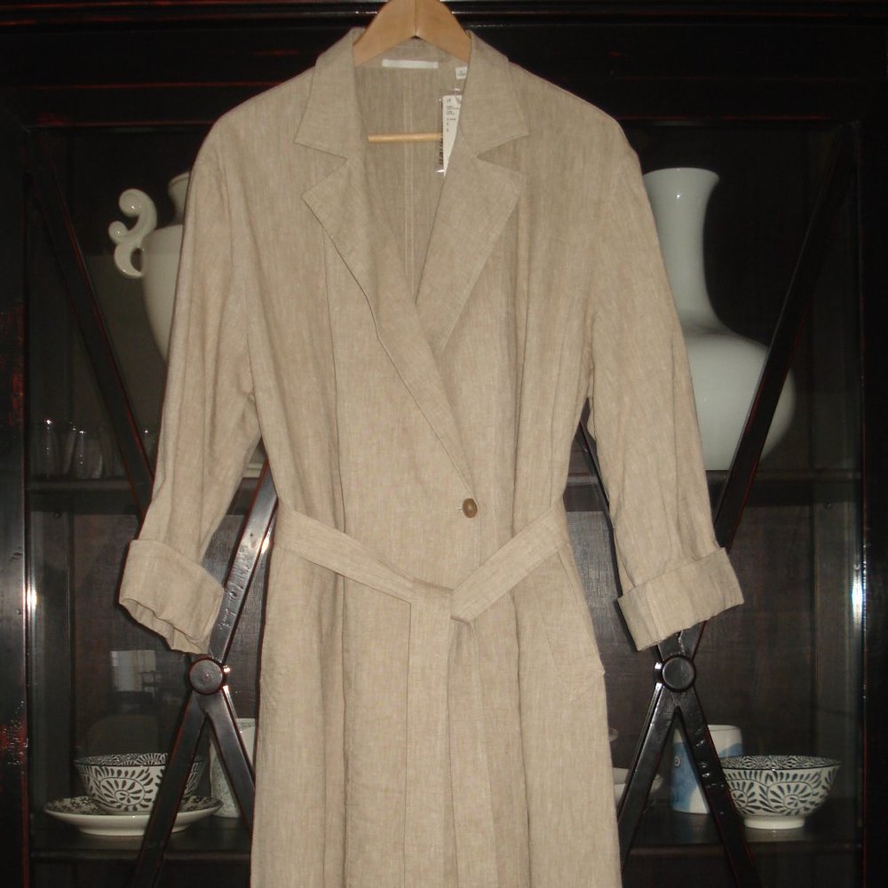 Uniqlo Tan Trench Coat